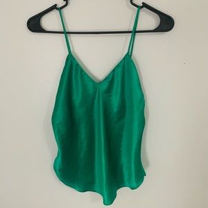 Silky Green Tank